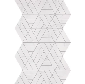 Saran White Trifecta - stone tile